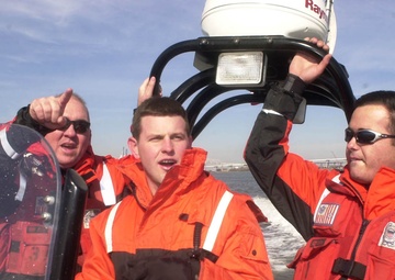 Team Coast Guard Racing driver tours Coast Guard units