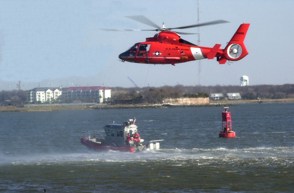 LABONTE VISITING THE COAST GUARD