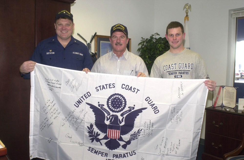 LABONTE VISITING THE COAST GUARD