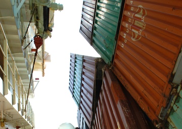 Damaged containers