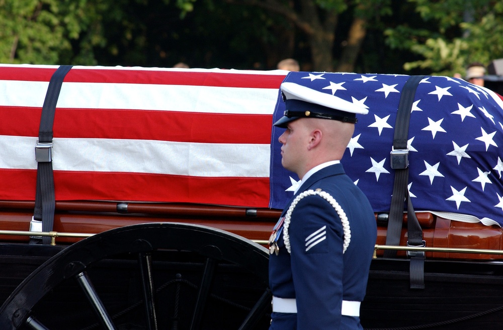 FUNERAL PROCESSION FOR RONALD REAGAN