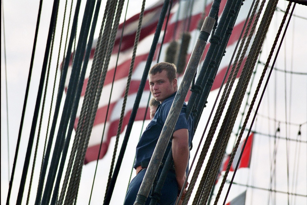 COAST GUARD EAGLE VISIT