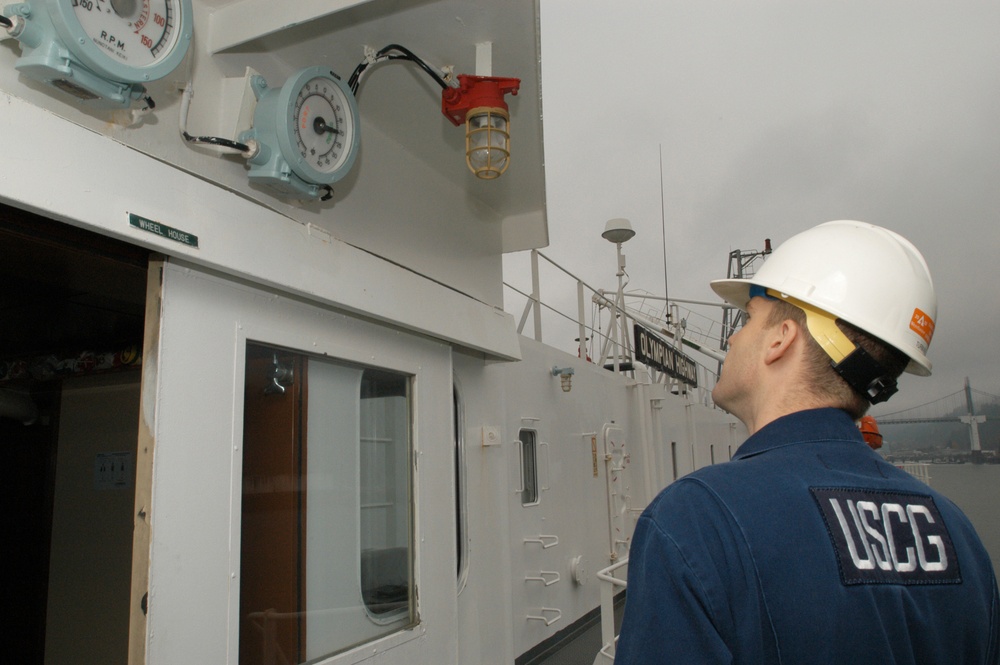 SAFETY INSPECTION ON BOARD PANAMANIAN FLAGGED SHIP