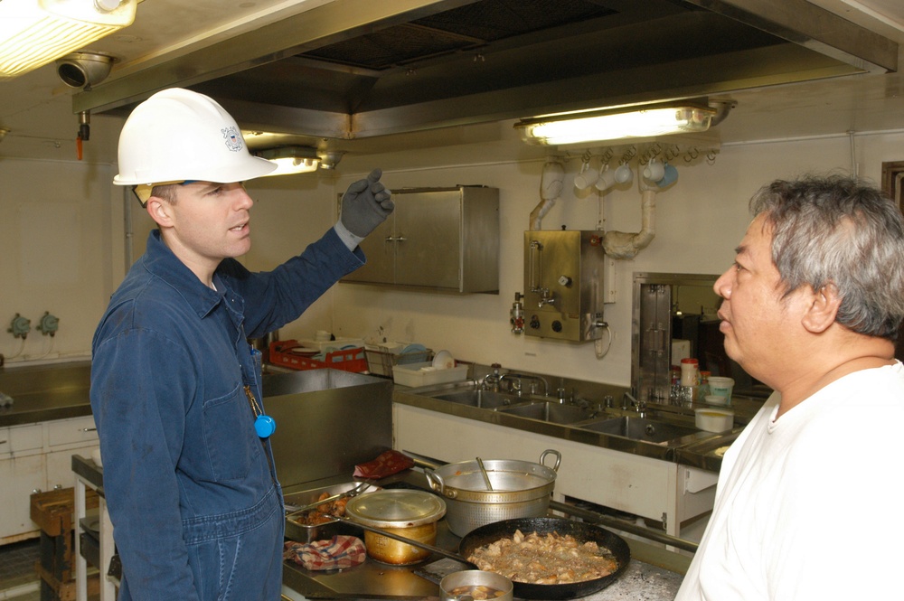 SAFETY INSPECTION ON BOARD PANAMANIAN FLAGGED SHIP