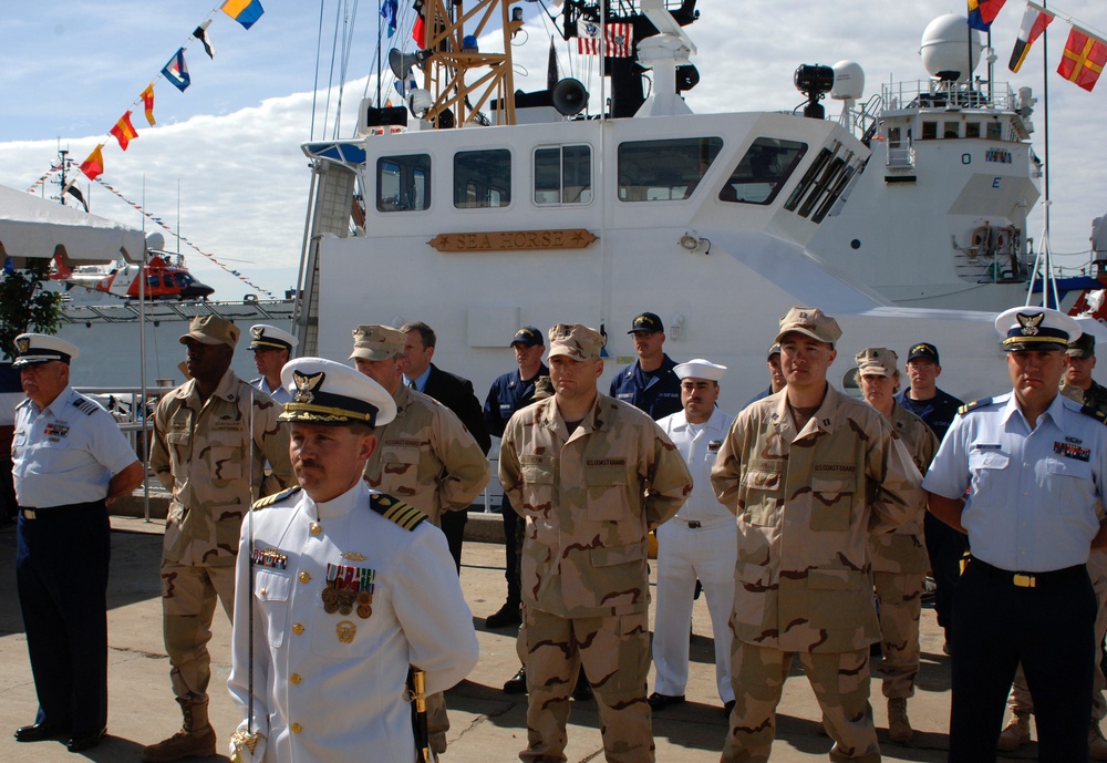 ATLANTIC AREA CHANGE OF COMMAND