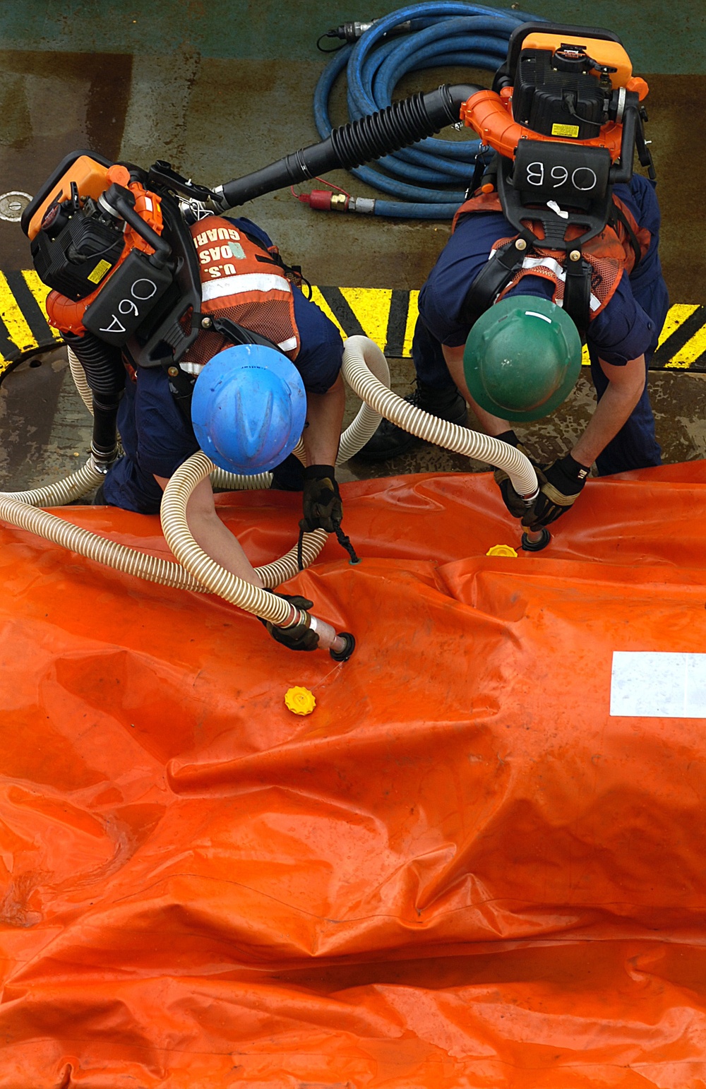 Oil spill training exercise