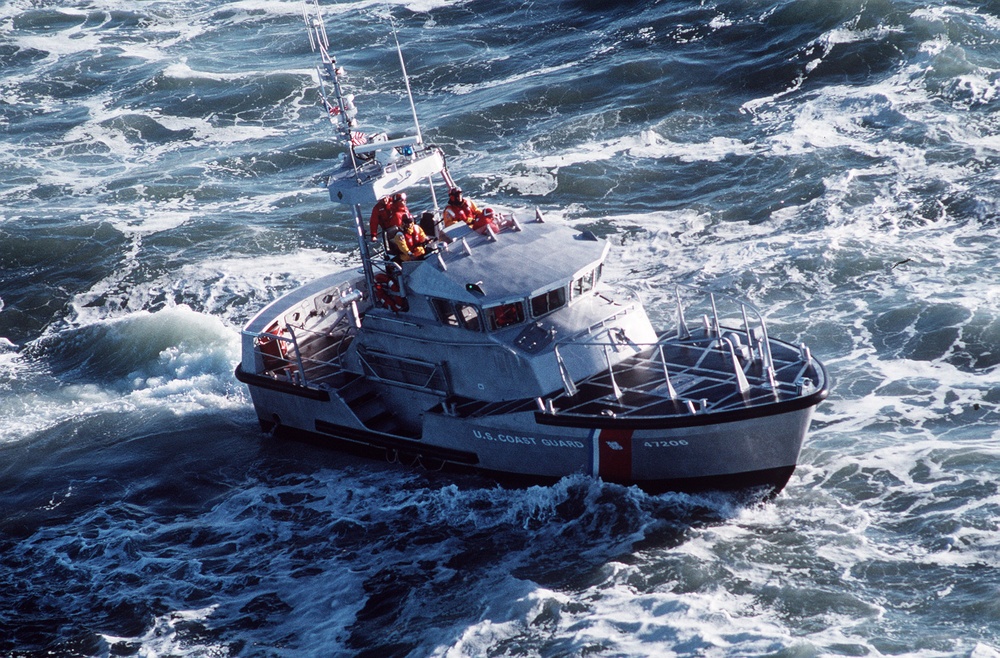 DVIDS - Images - 47 foot motor lifeboat in Northwest Pacific Ocean