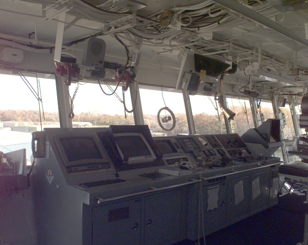 Bridge of US Coast Guard Cutter Willow