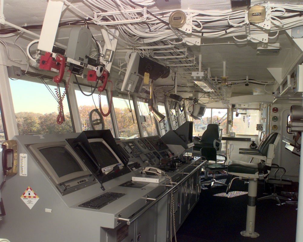 Bridge onboard US Coast Guard Cutter Willow