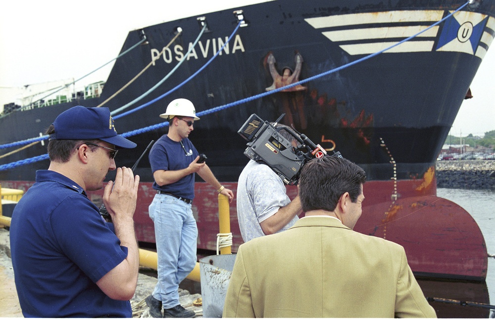 TANKER POSAVINA OIL SPILL