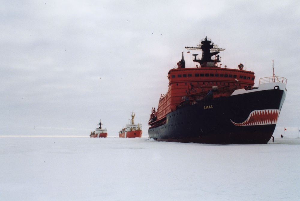 RUSSIAN, CANADIAN, COAST GUARD ICEBREAKERS