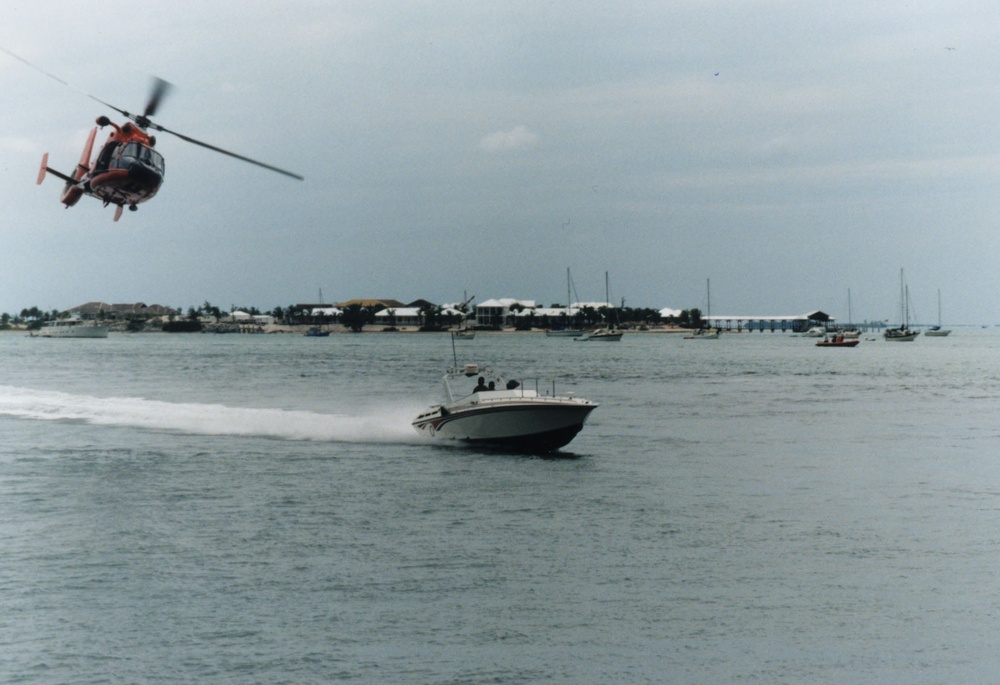 HH-65A MOCK DRUG CHASE