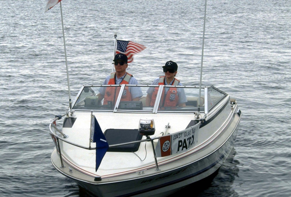 Coast Guard Auxiliary patrol