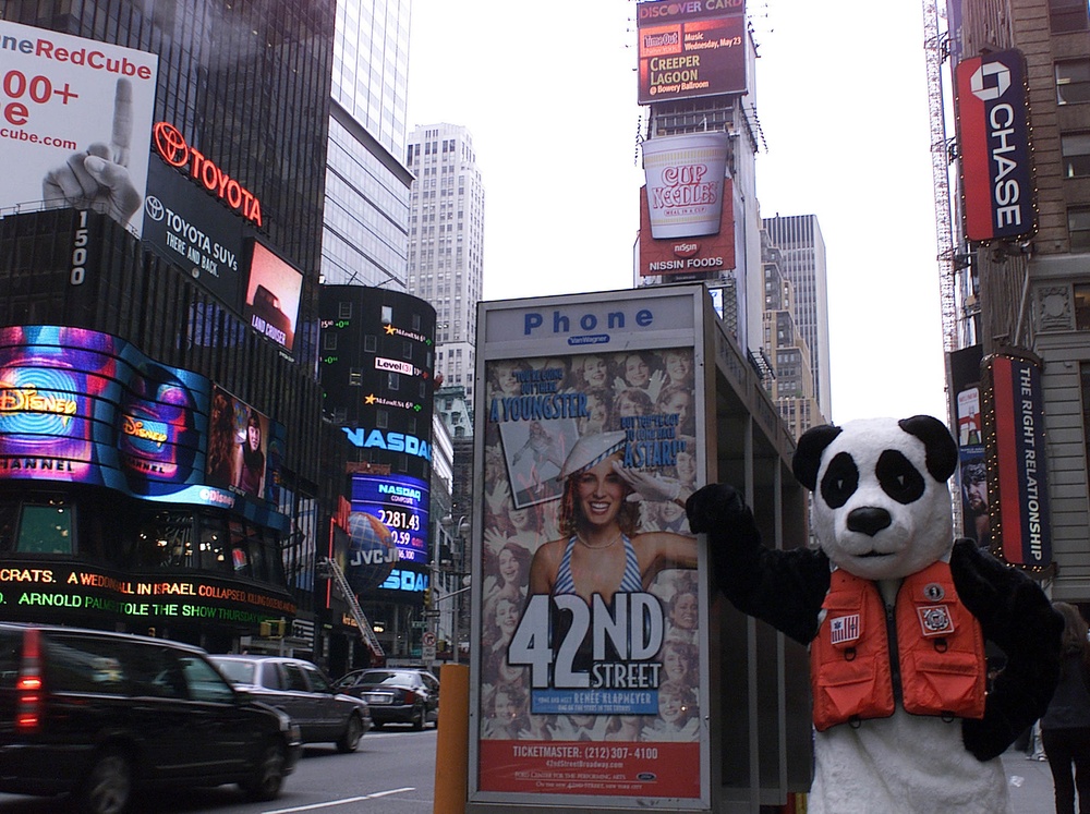 PFD PANDA IN TIMES SQUARE