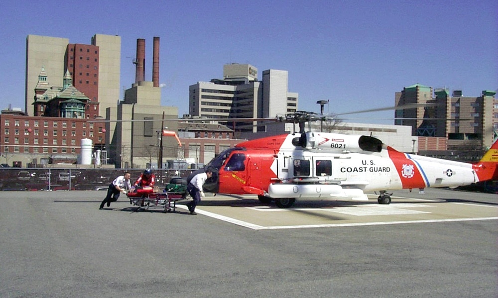 Coast Guard conducts medevac