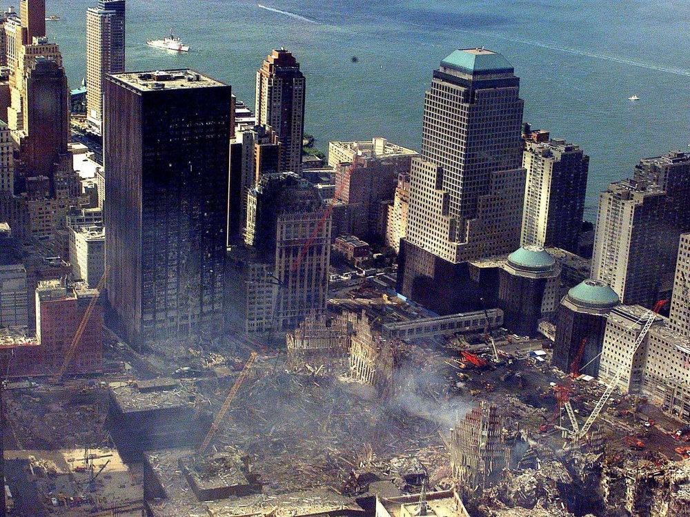 world trade center after attack
