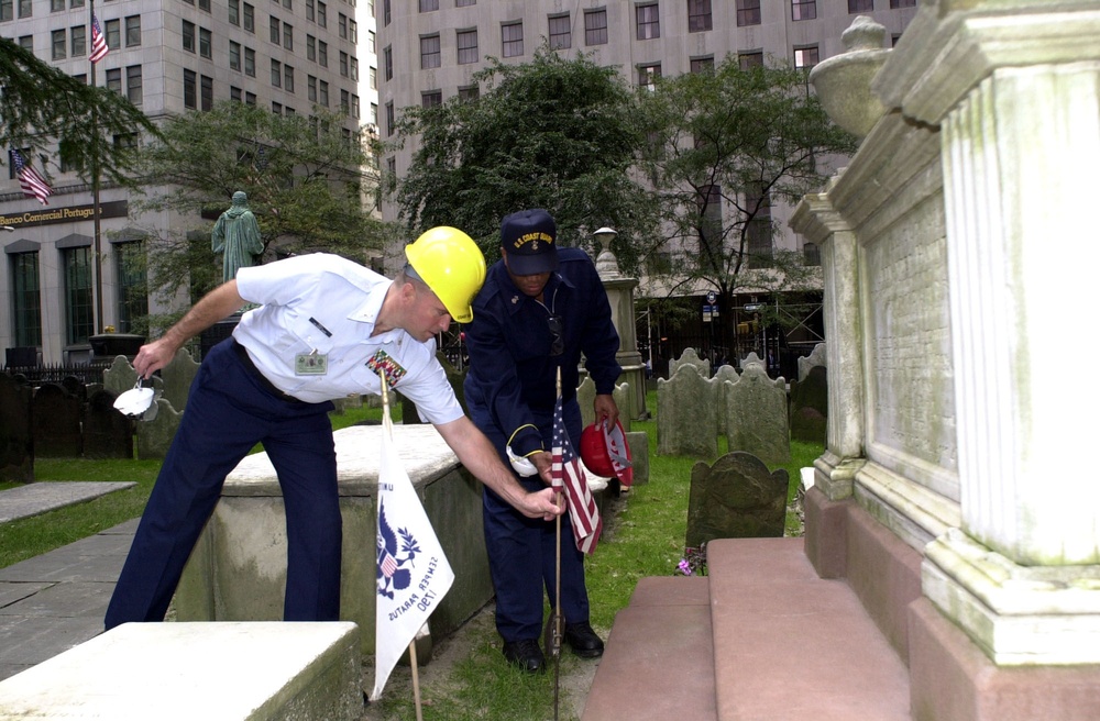 MASTER CHIEF PATTON VISITING WTC SITE