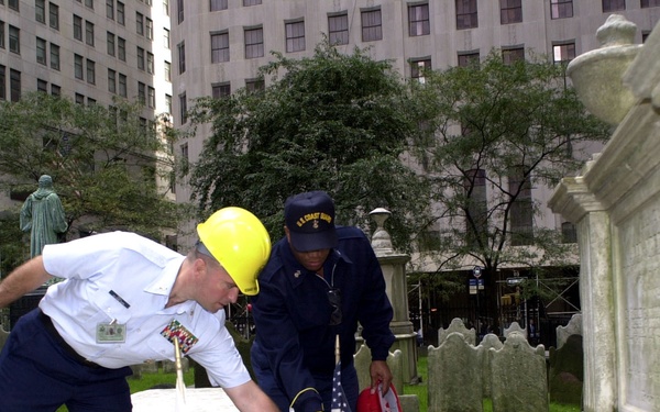 MASTER CHIEF PATTON VISITING WTC SITE