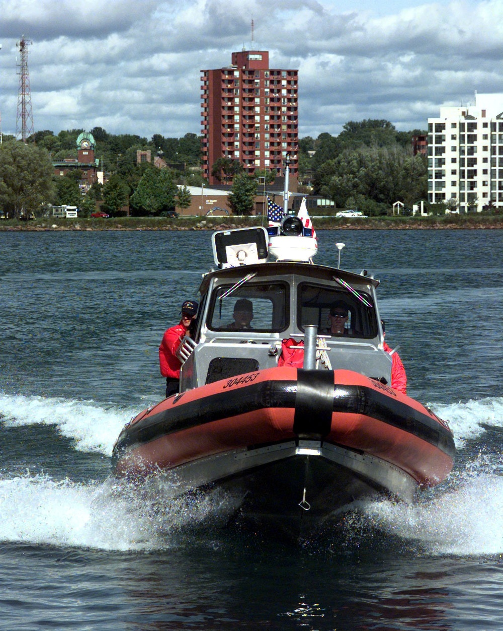 Crew of a 30-foot patrol boat