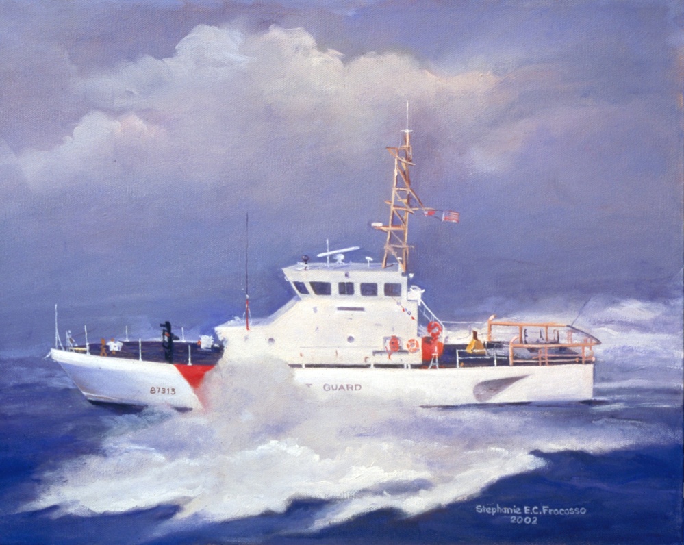 US Coast Guard Art Program 2003 Collection, Ob ID # 200319, &quot;Going home,&quot; Stephanie Fracasso (19 of 36)