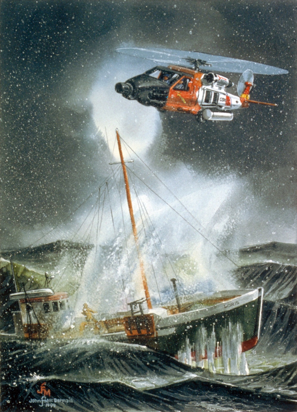 Timely arrival, by John MacDermaid