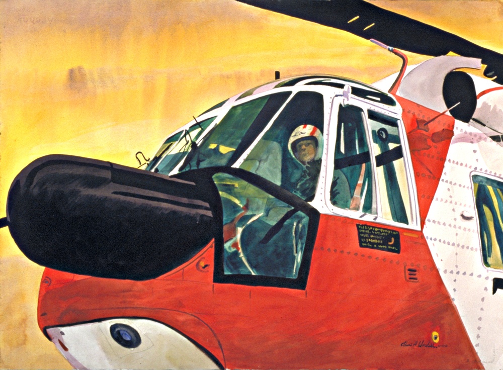 US Coast Guard Art Program 2003 Collection, Ob ID # 200324, &quot;Mission Preparation,&quot;  Edwin Wordell (24 of 36)