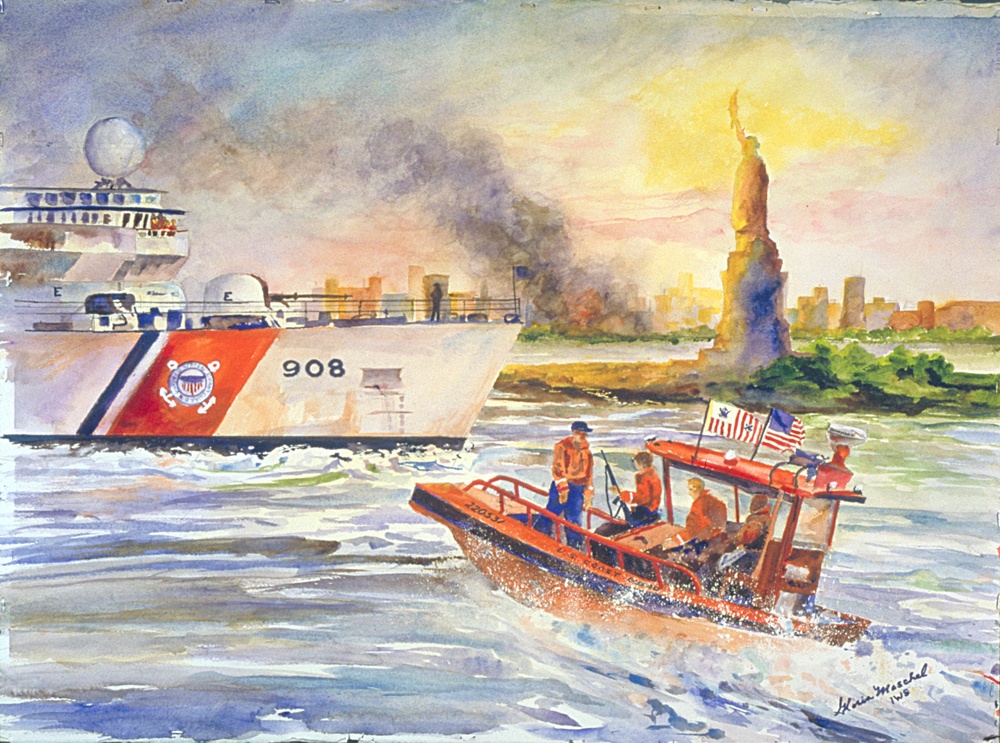 US Coast Guard Art Program 2003 Collection, Ob ID # 200333. &quot;Phoenix,&quot;  Gloria Moschel (33 of 36)
