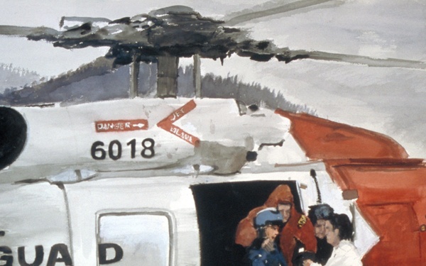 US Coast Guard Art Program 2000 Collection, Ob ID # 200026, "Safe," Thomas Picard (26 of 65)