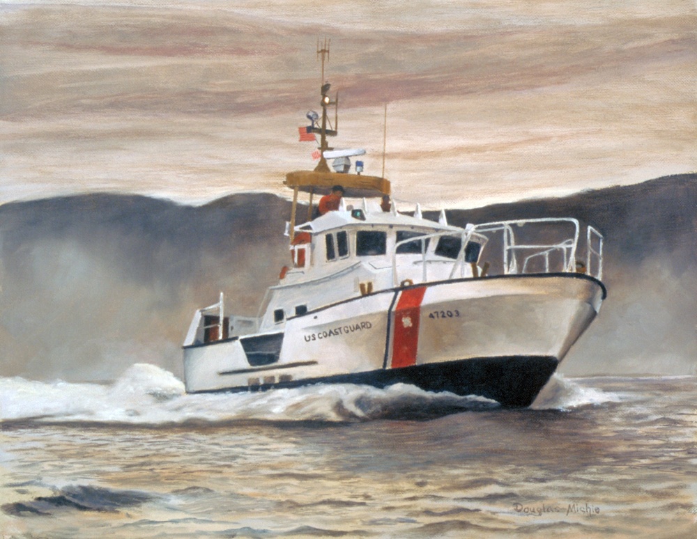 US Coast Guard Art Program 2000 Collection, Ob ID # 200058, &quot;Rush to Rescue,&quot;  George Michie (58 of 65)