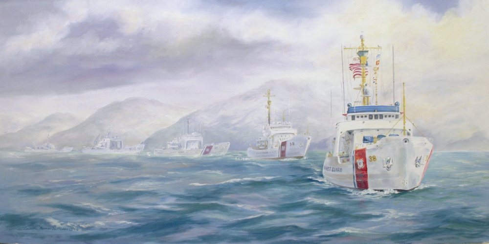 US Coast Guard Art Program 2006 Collection, Ob ID # 200620, &quot;&quot;The STORIS in History,&quot; Priscilla Messner-Patterson (20 of 20)