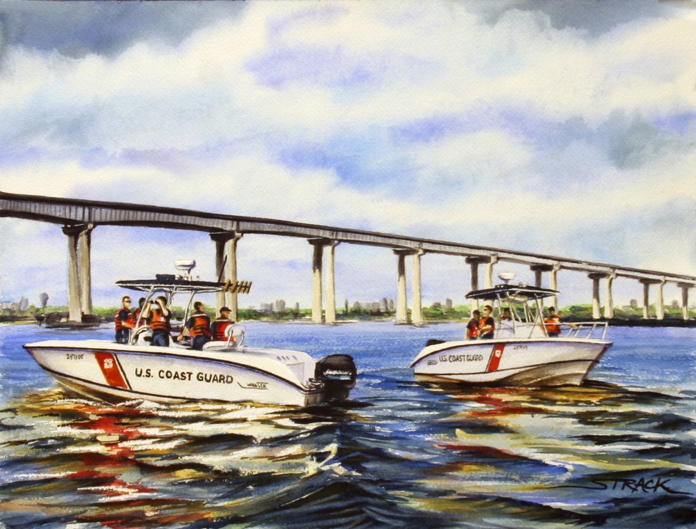 US Coast Guard Art Program 2005 Collection, Ob ID # 200528, "The Lookout," Annie Strack (28 of 31)