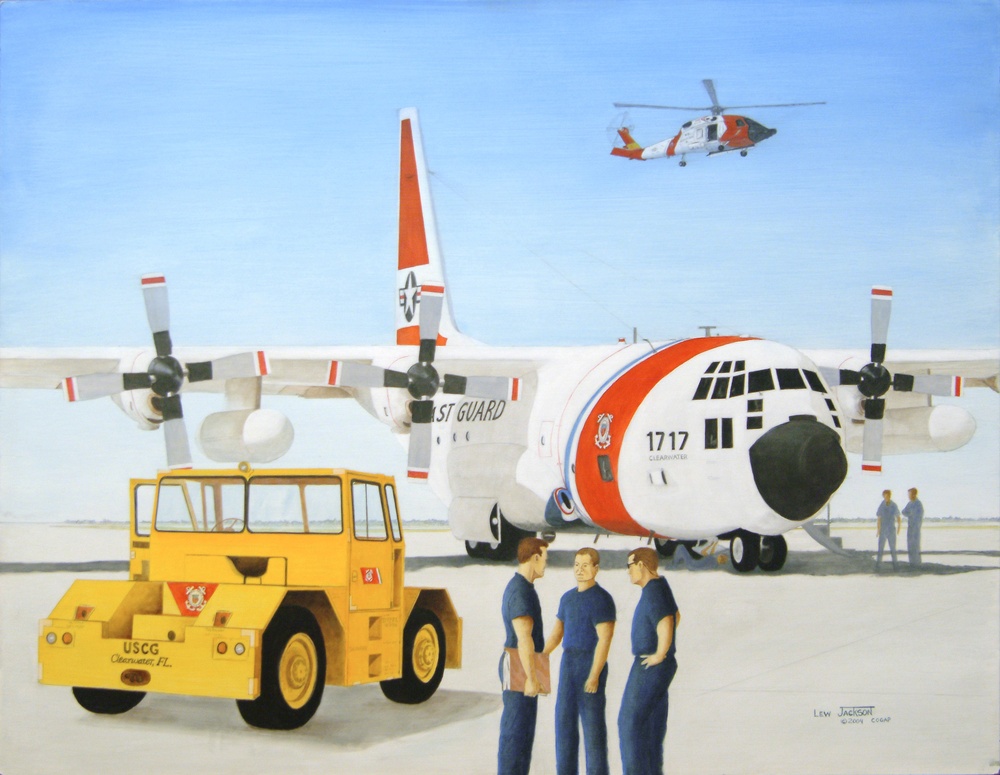 US Coast Guard Art Program 2004 Collection, Ob ID # 200424, "Ready for the Mission," Lew Jackson (24 of 39)