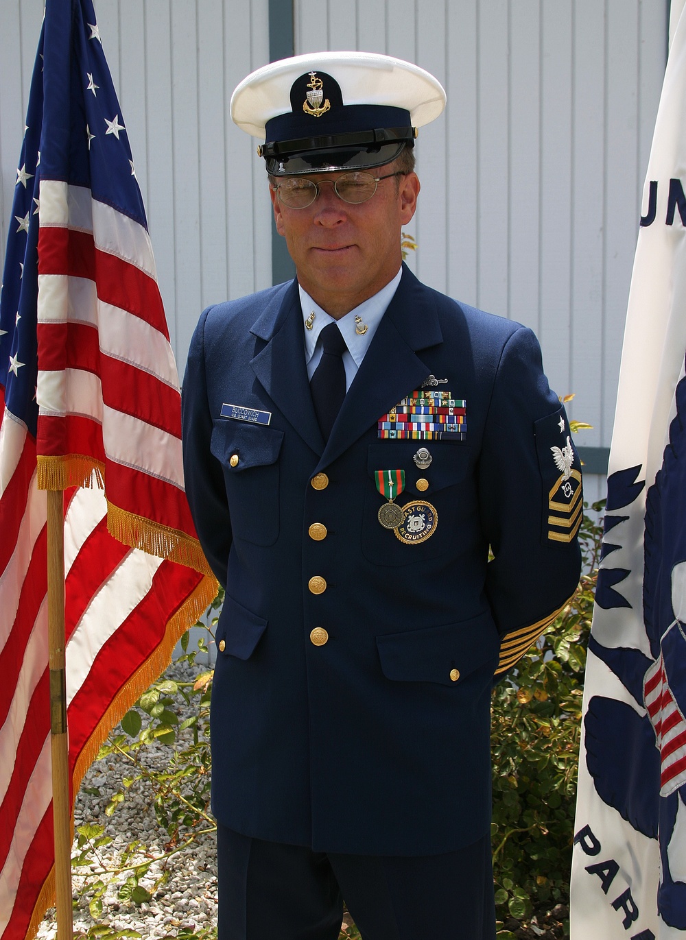 Senior Chief Tom Buccowich retires