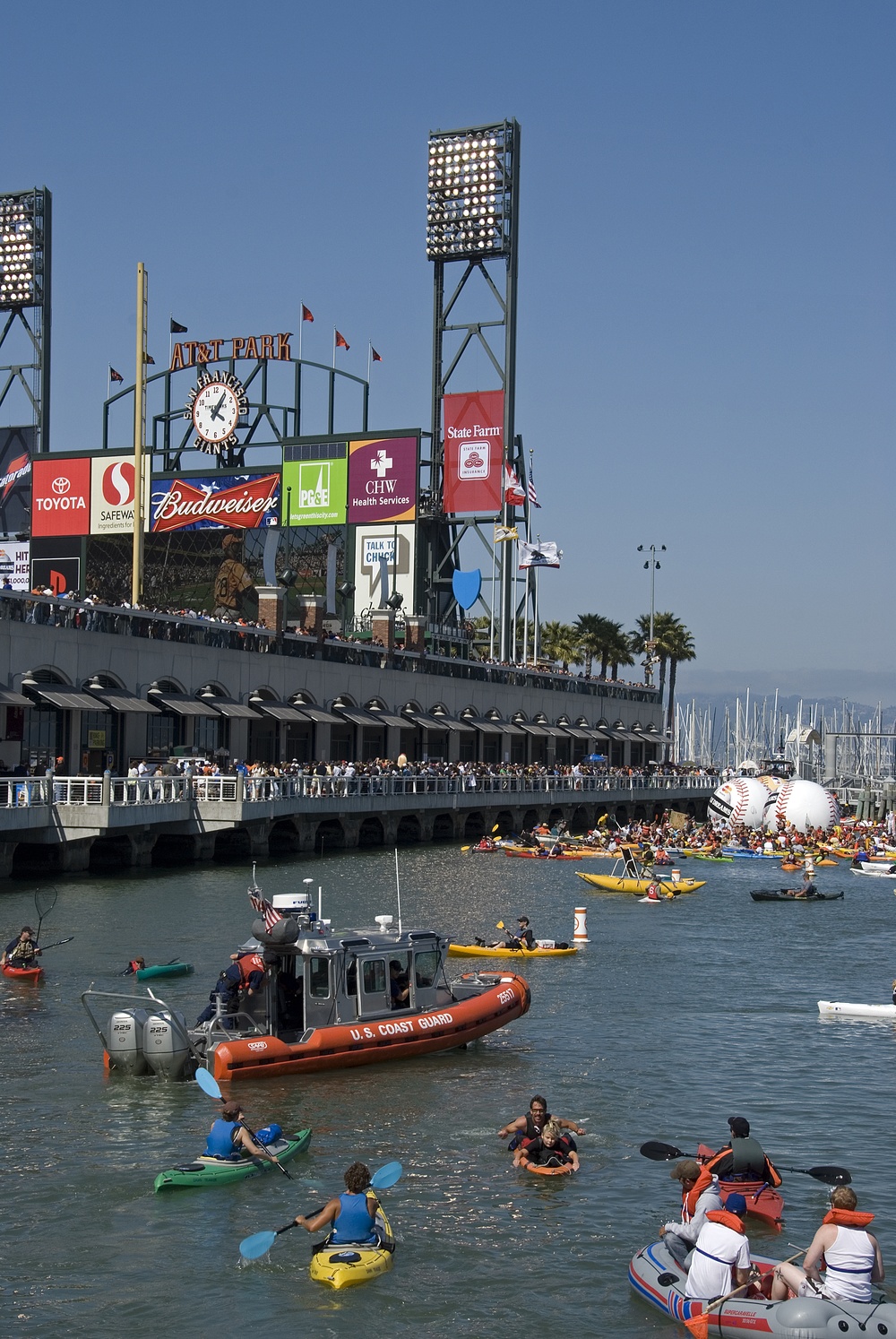Coast Guard Patrols McCovey Cove