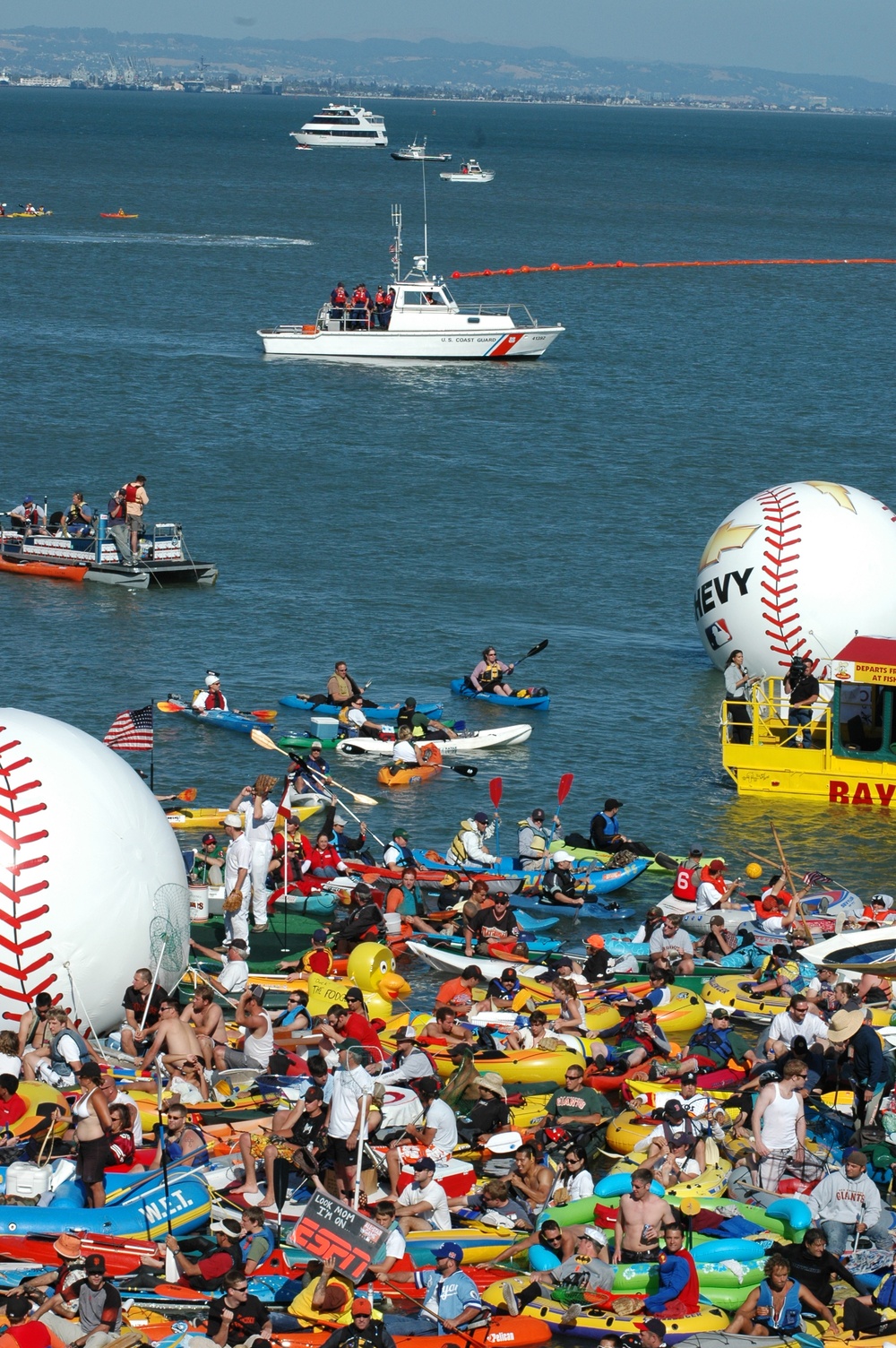 Coast Guard Patrols McCovey Cove During All-Star Home Run Derby