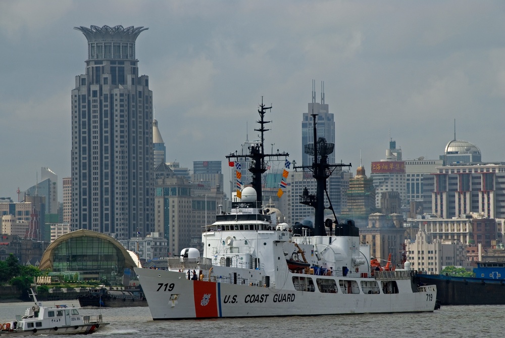 U.S. Coast Guard bids farewell to China coast guard