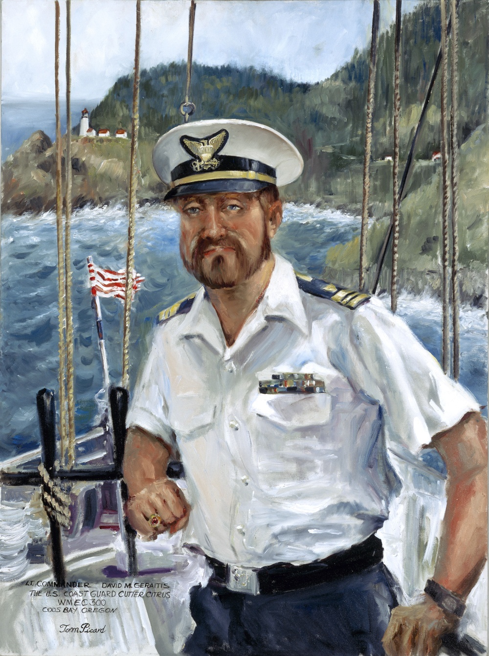 LCDR David M. Geraitis, USCG, Aboard USCGC Citrus by Thomas Picard
