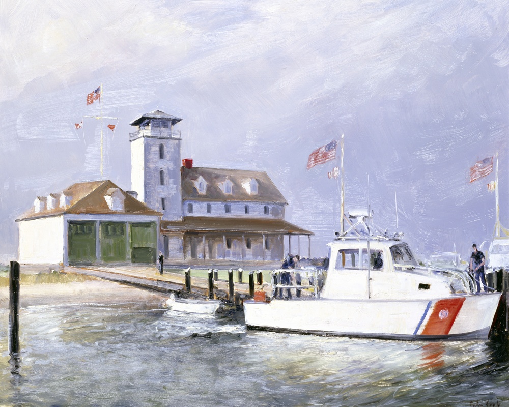 Coast Guard Station, Ocracoke by Peter Cook