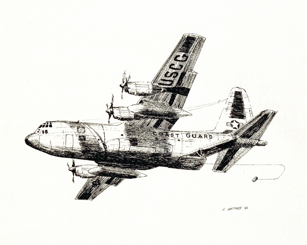 View of C-130 in Flight by Joseph Whitaker