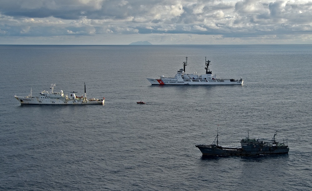 Boutwell transfers vessel suspected of high seas drift net fishing