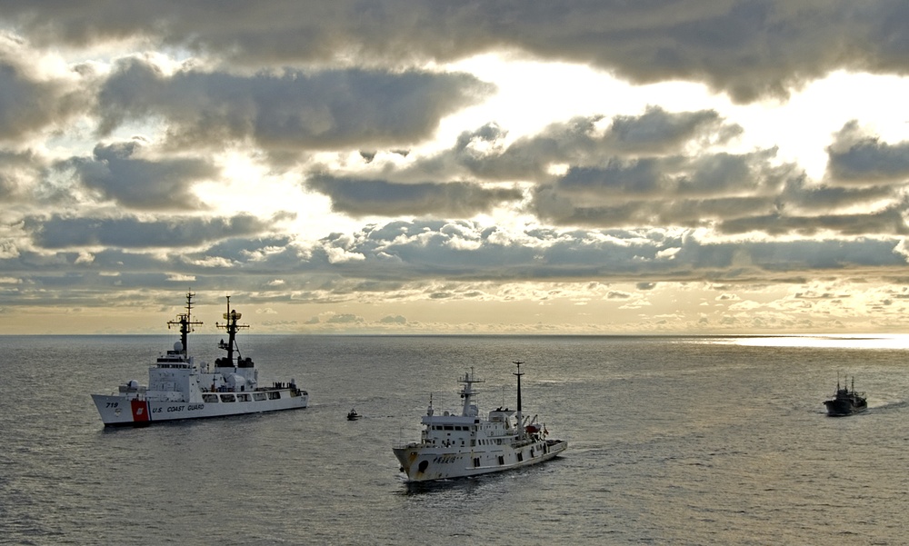 Boutwell transfers vessel suspected of high seas drift net fishing