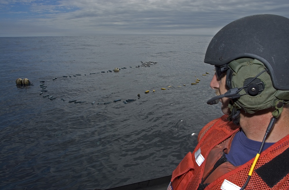 Boutwell crew captures high seas drift net