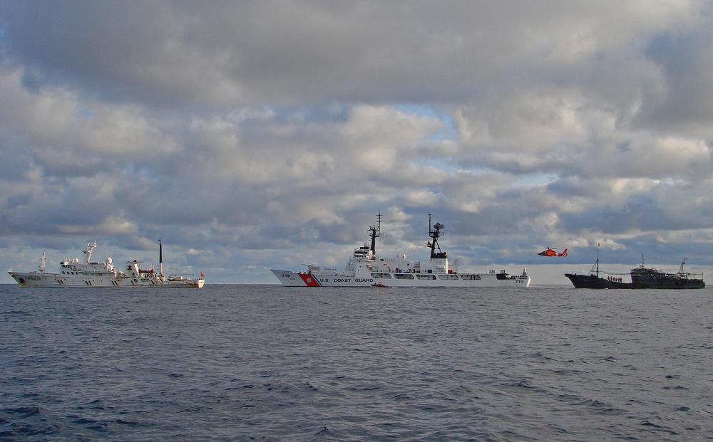 Boutwell transfers vessel suspected of high seas drift net fishing