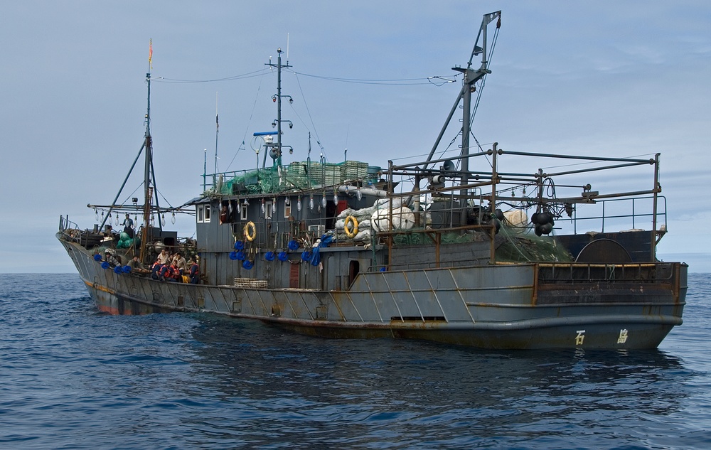 Boutwell captures high seas drift net