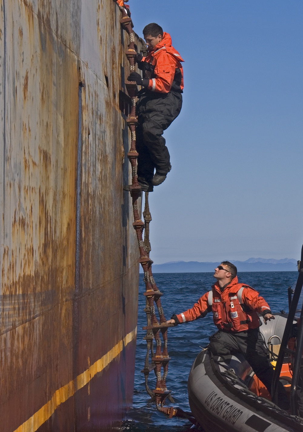 Boutwell trains with Russian Border Guard