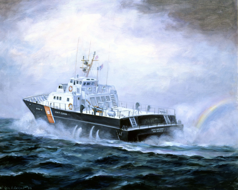 Rainbow Astern, Key West, Fla. by Eric Gebhardt