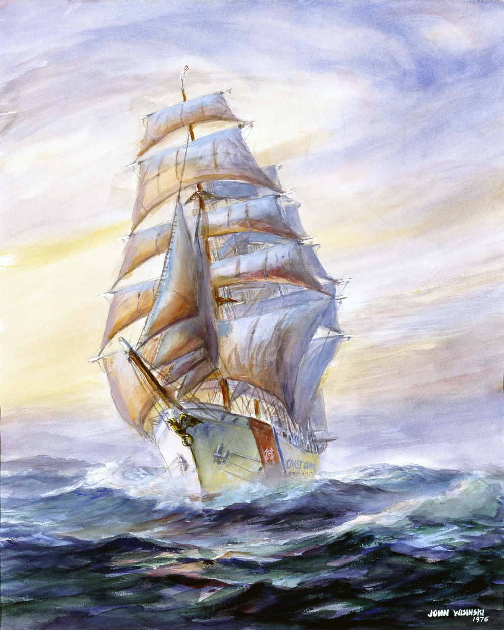 USCGC Eagle by John Wisinski