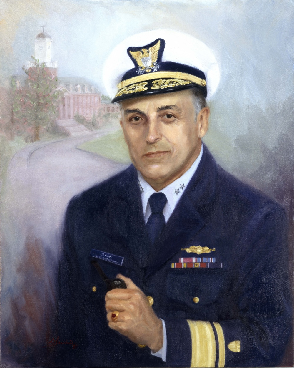 Rear Admiral Malcolm E. Clark by Dona Sawhill