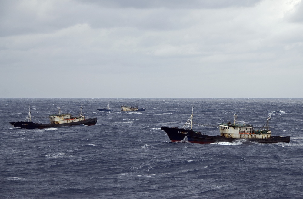 Boutwell captures three high seas drift net fishing vessels