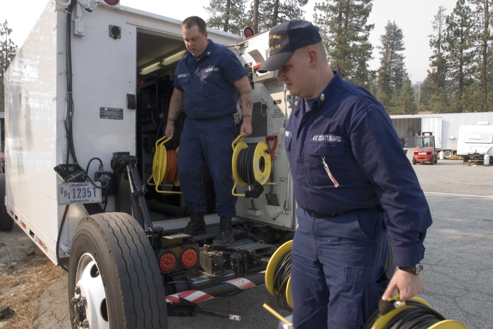 Coast Guard mobile command center